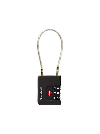 SAMSONITE | 3-Ziffern-TSA-Kabelschloss TA REVOLUTION black | 